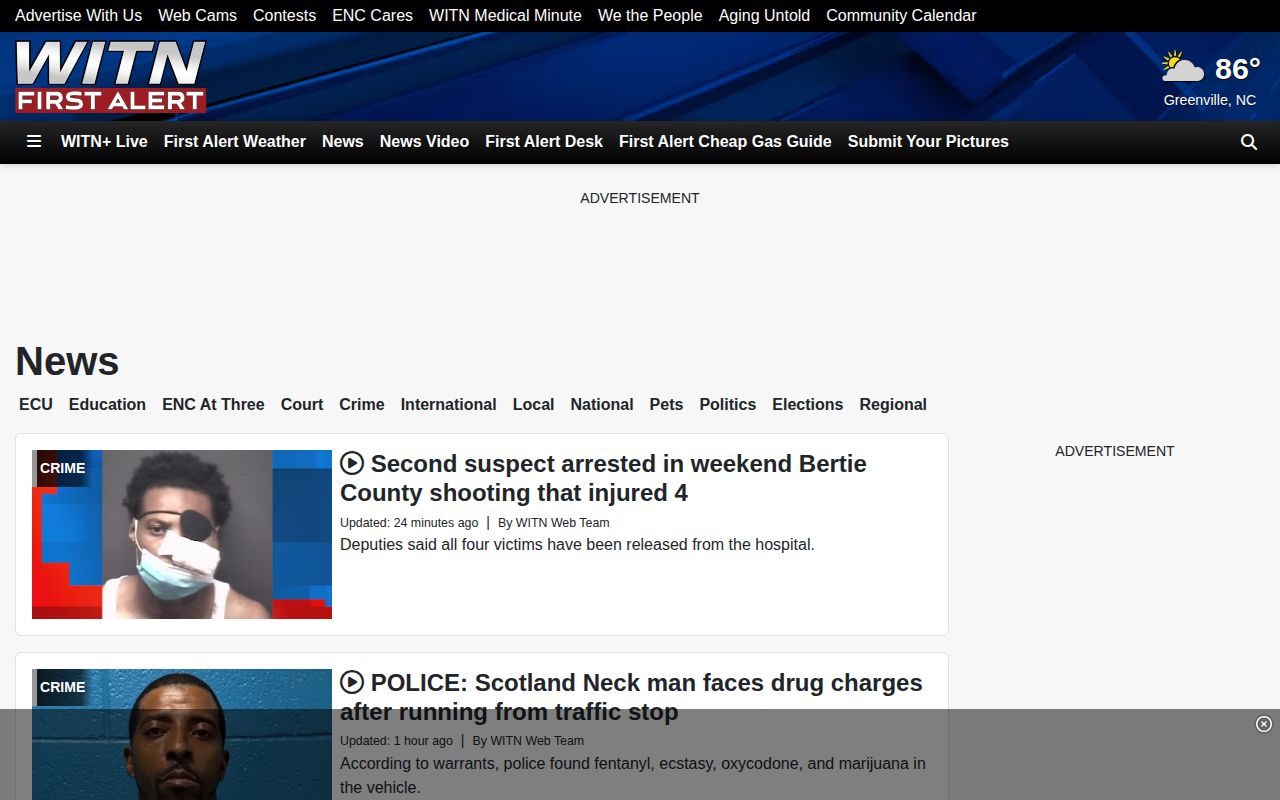 WITN regional Jones County crime news source